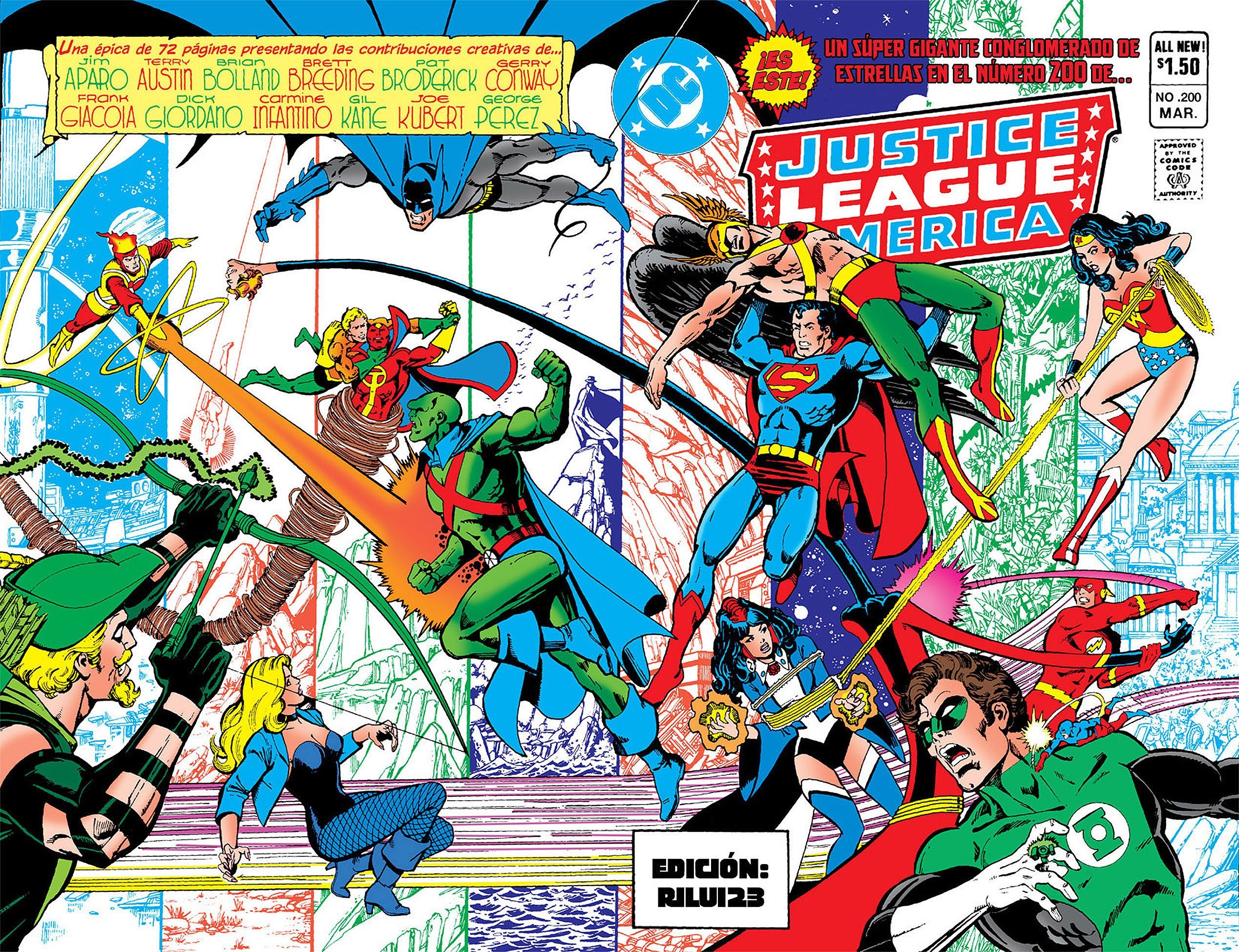Portada ampliada de JUSTICE LEAGUE AMERICA