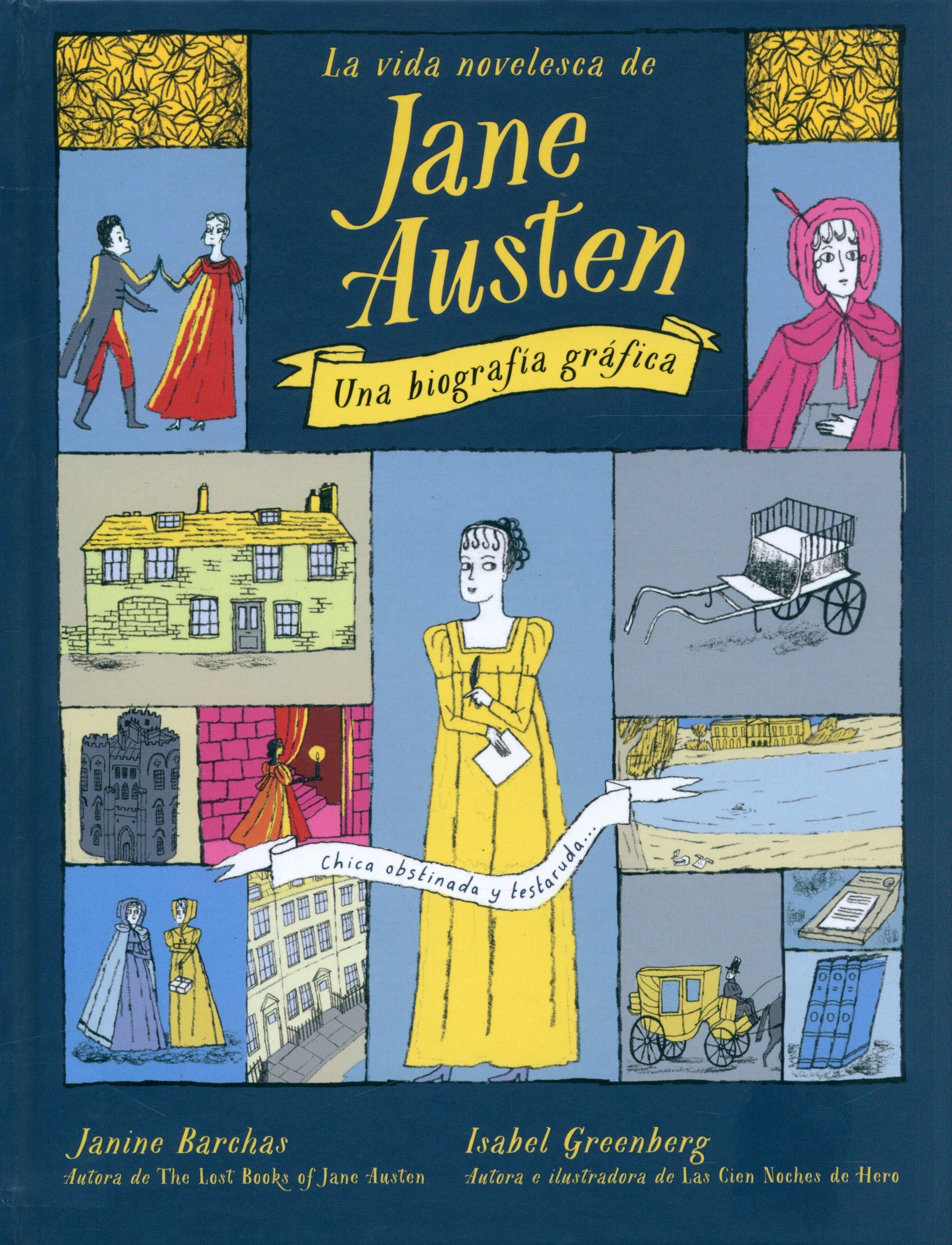 Portada ampliada de La vida novelesca de Jane Austen