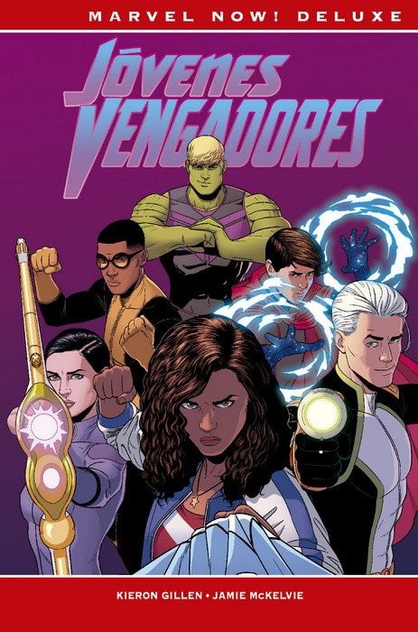 Portada ampliada de Jóvenes Vengadores