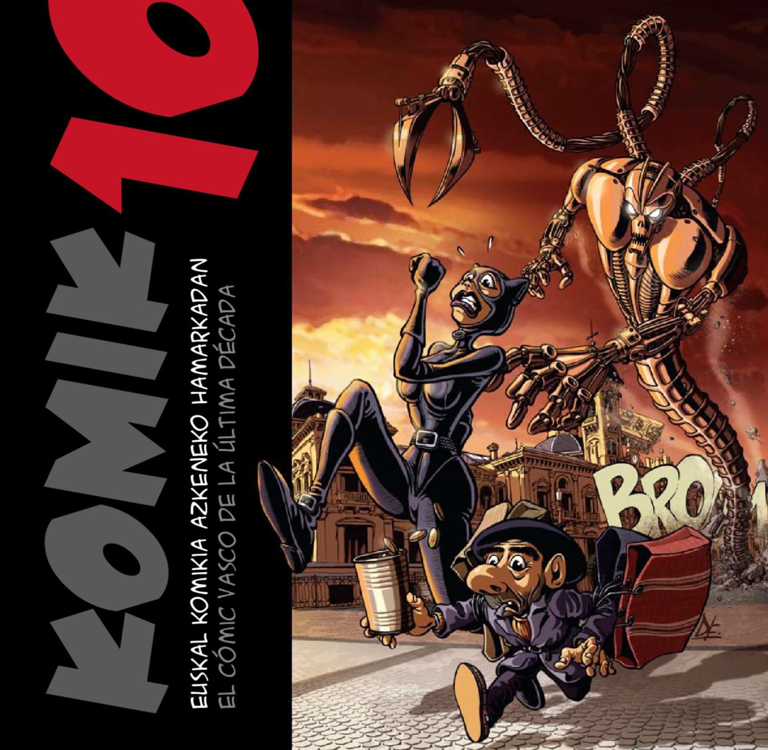 Portada ampliada de Euskal komikia azkeneko hamarkadan / El cómic vasco de la última década