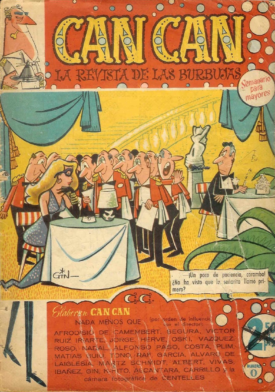 Portada ampliada de CANCAN LA REVISTA DE LAS BURBUJAS