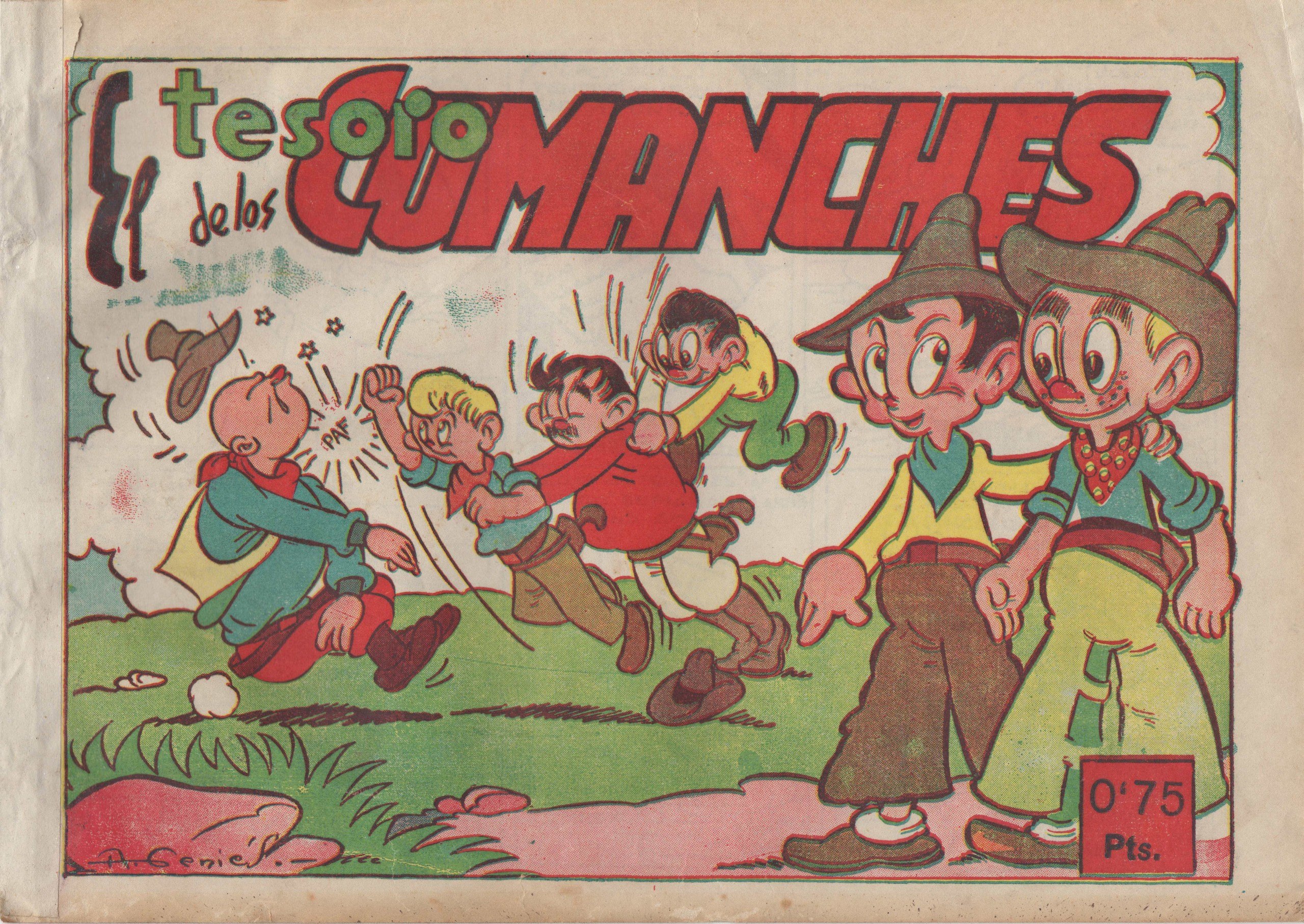 Portada ampliada de El tesoro de los COMANCHES