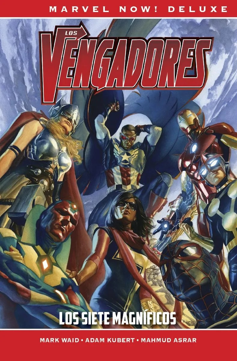 Portada ampliada de LOS VENGADORES