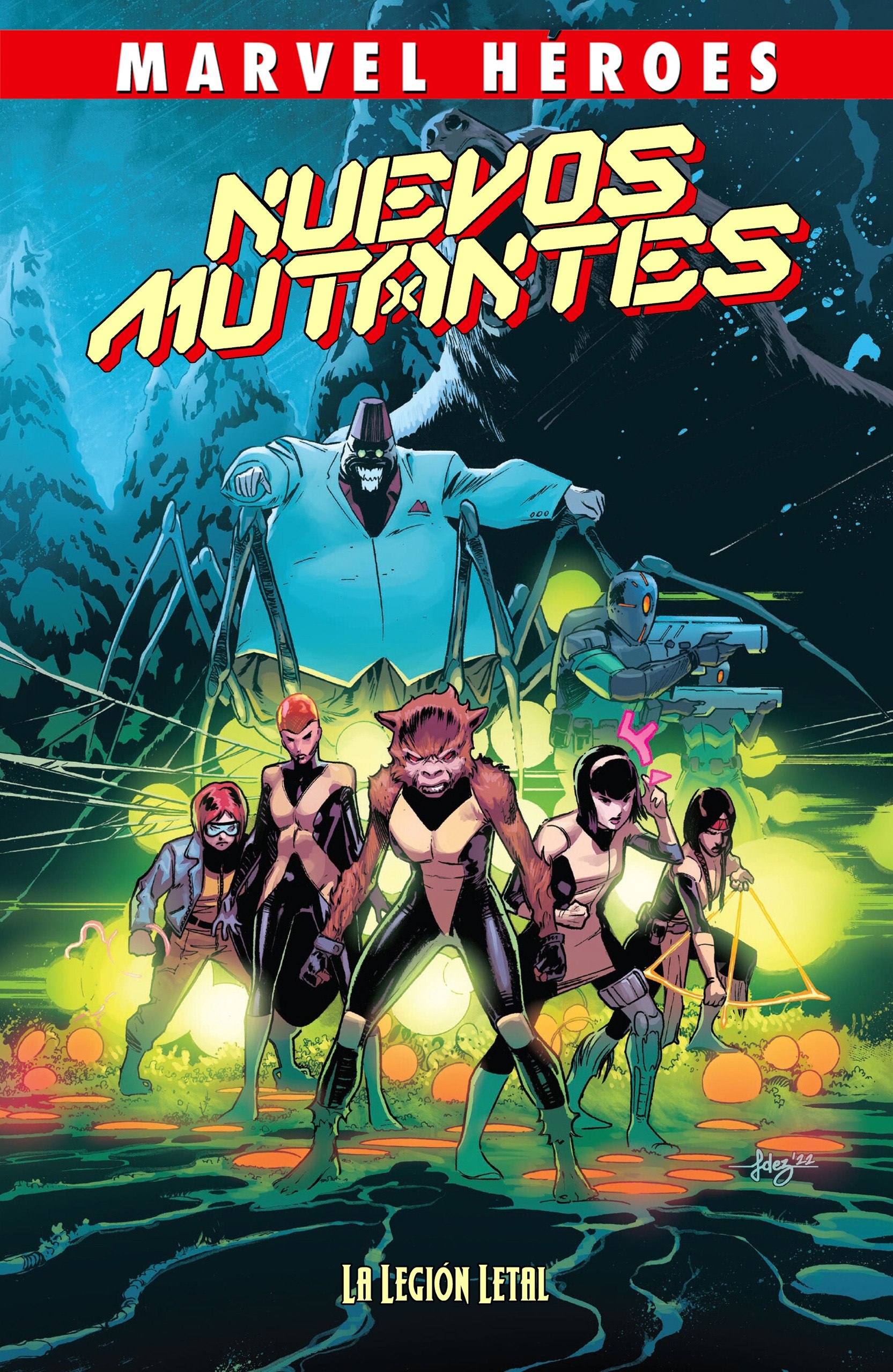 Portada ampliada de Nuevos Mutantes: La Legión Letal