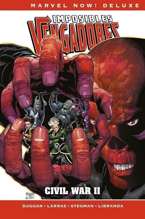 Portada ampliada de Imposibles Vengadores Civil War II