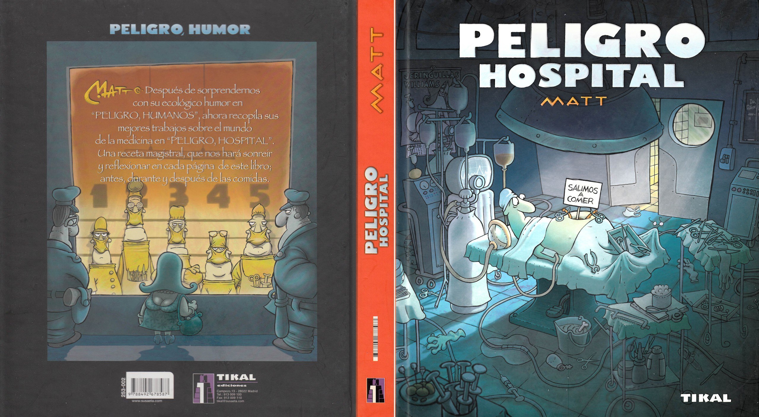 Portada ampliada de PELIGRO HOSPITAL