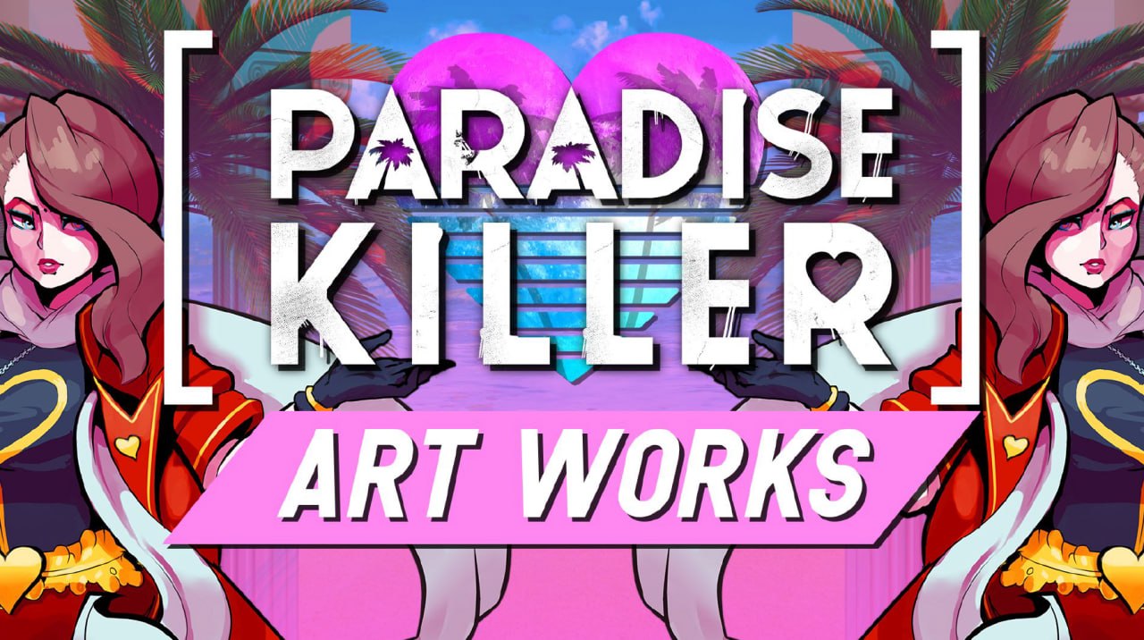 Portada ampliada de Paradise Killer Art Works