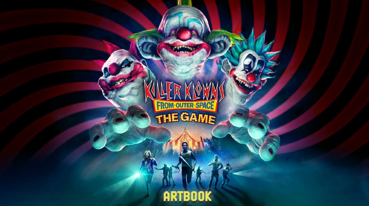 Portada ampliada de Killer Klowns from Outer Space: The Game Artbook