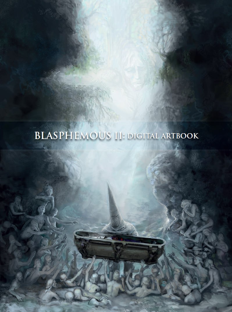 Portada ampliada de BLASPHEMOUS II: DIGITAL ARTBOOK