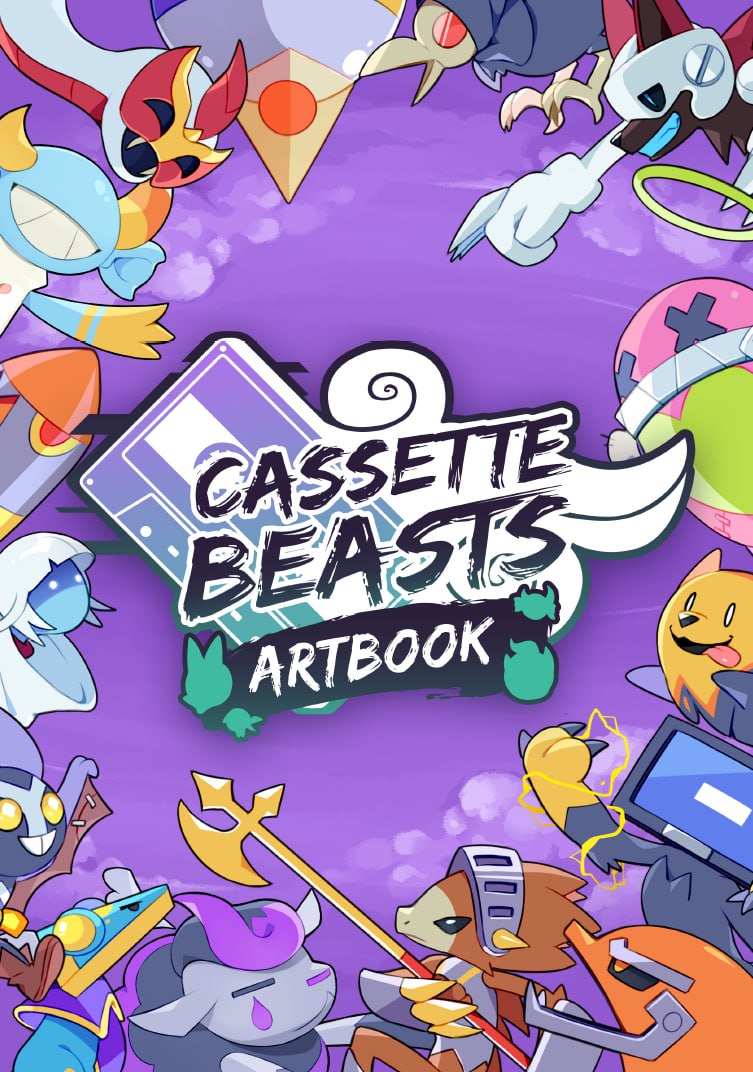 Portada ampliada de Cassette Beasts Artbook