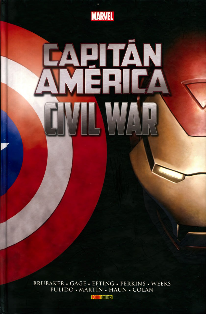 Portada ampliada de CAPITÁN AMERICA CIVIL WAR