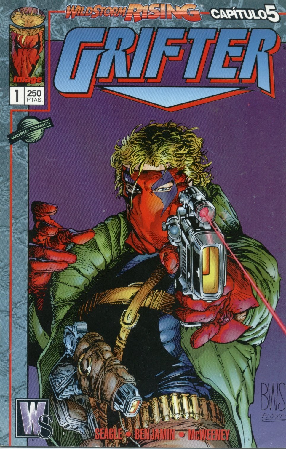 Portada ampliada de Grifter