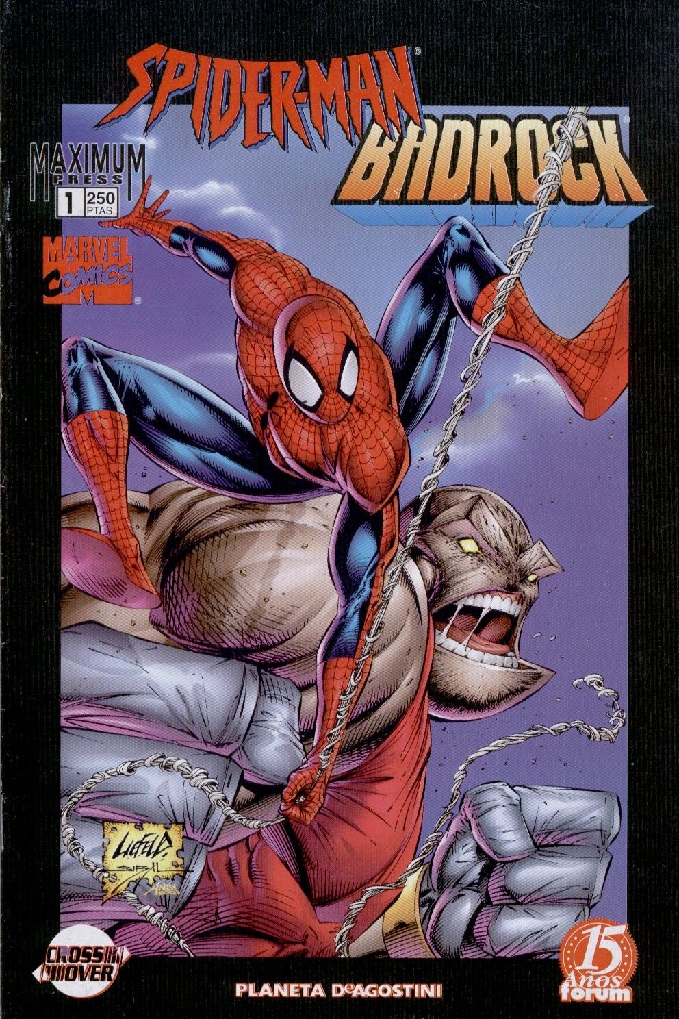 Portada ampliada de Spider-Man Badrock