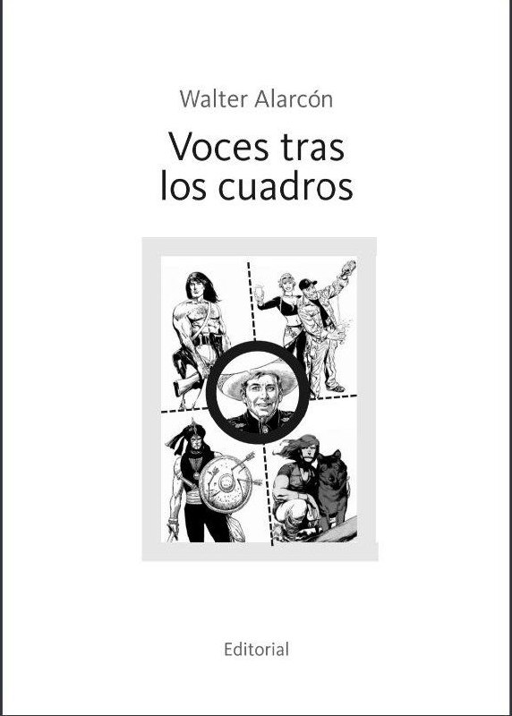 Portada ampliada de VOCES TRAS LOS CUADROS - ALARCON - SEVA