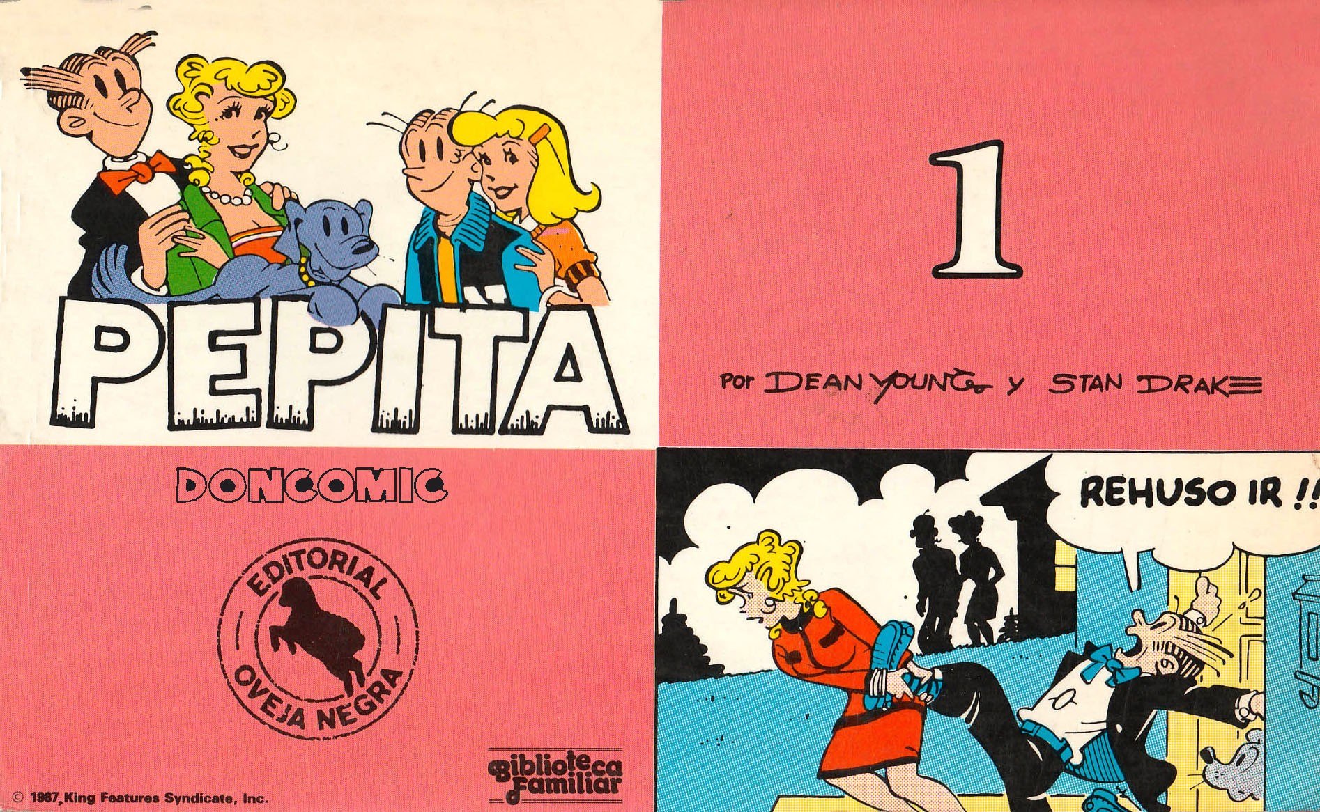 Portada ampliada de Pepita (Oveja Negra)(1987)