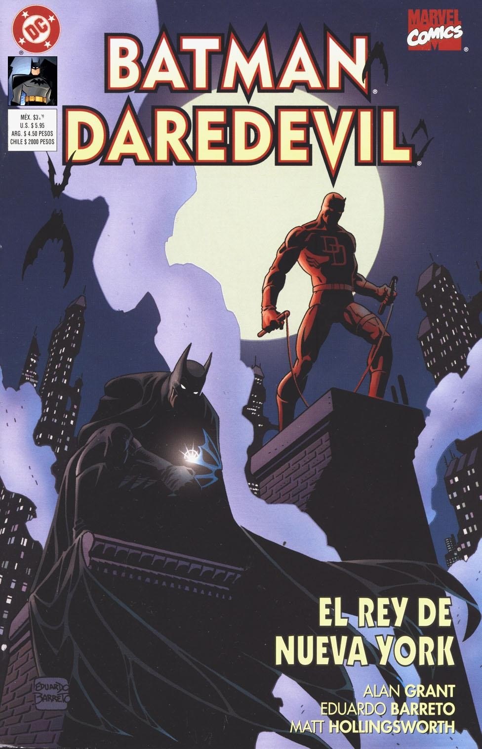 Portada ampliada de Batman-Daredevil (Rey de Nueva York) Ruuudes CRG