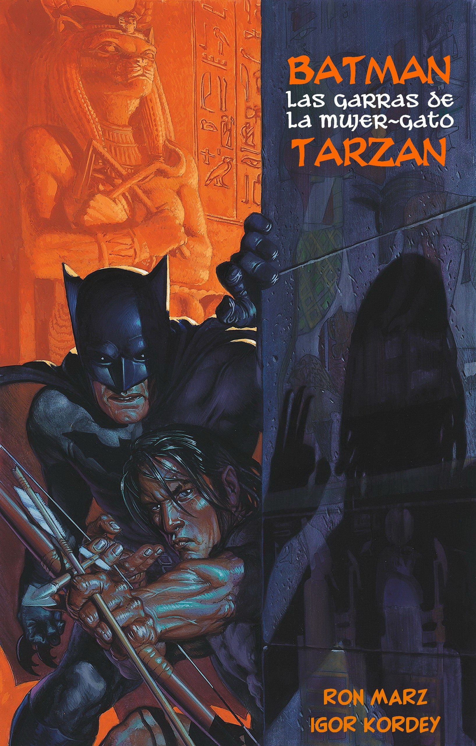 Portada ampliada de Batman-Tarzan. Las Garras de la Mujer Gato (DC-DH) ComeComiC
