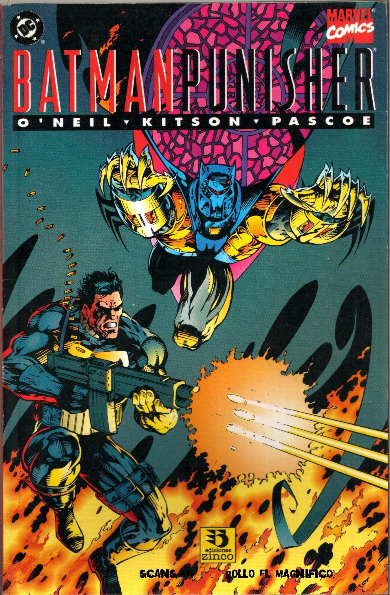 Portada ampliada de CRG Batman Punisher by Polloelmagnifico