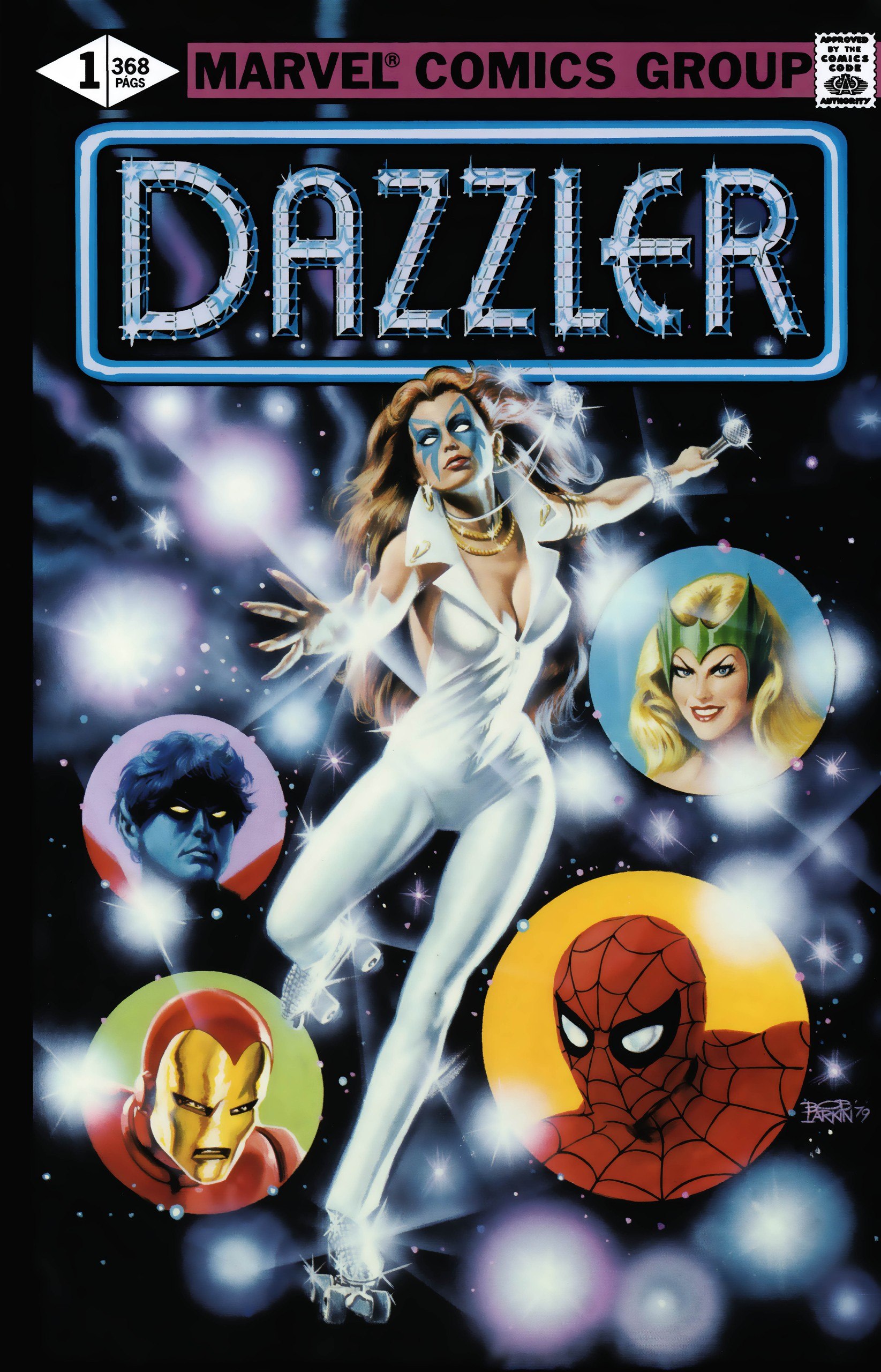 Portada ampliada de Dazzler Vol.1 (MLE) - Ha nacido una estrella (XM -#130, ASM #203, Daz #1-13) (Panini-SD) (CRG) (Funkolako)