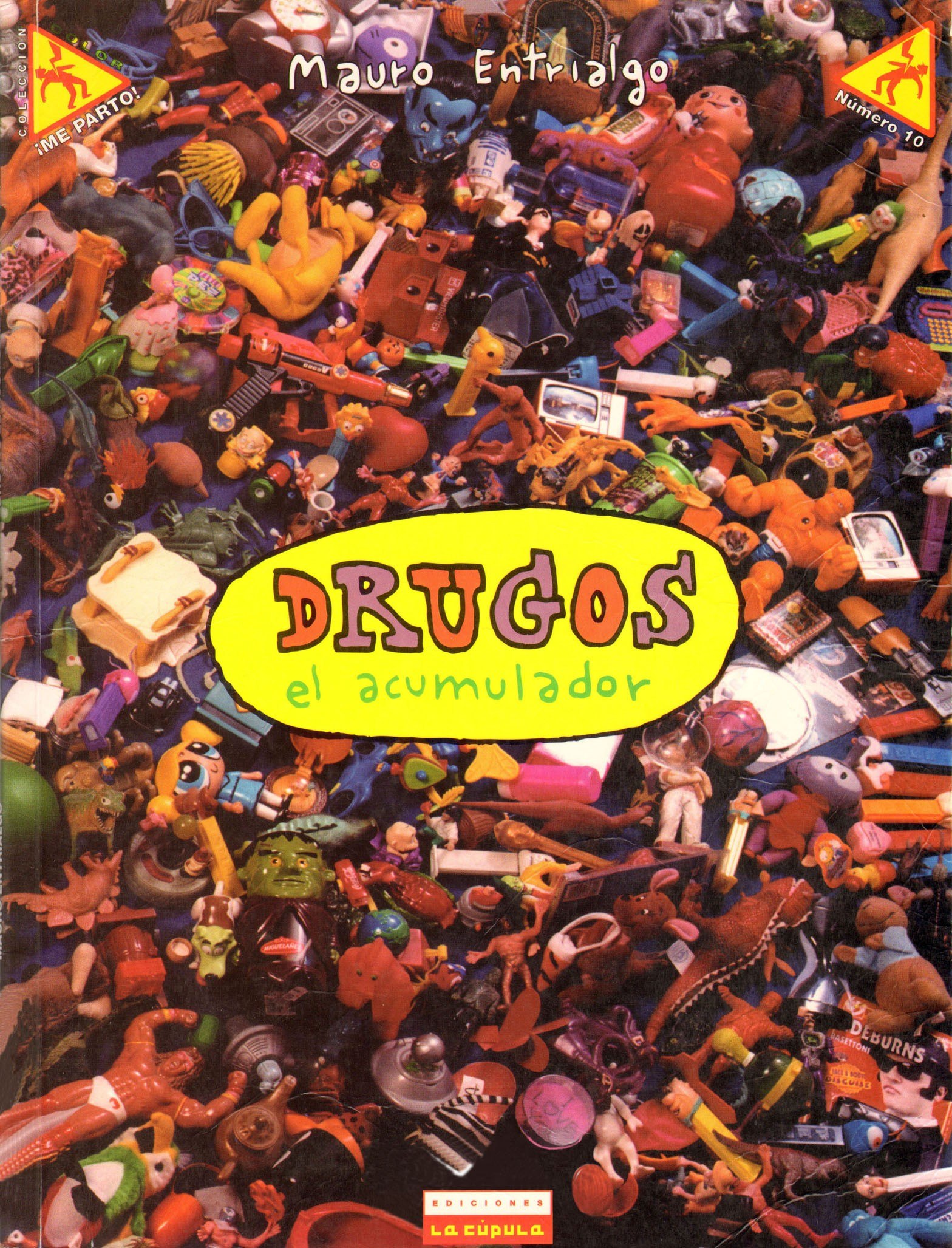 Portada ampliada de Drugos el acumulador - Mauro Entrialgo (Luzroja)
