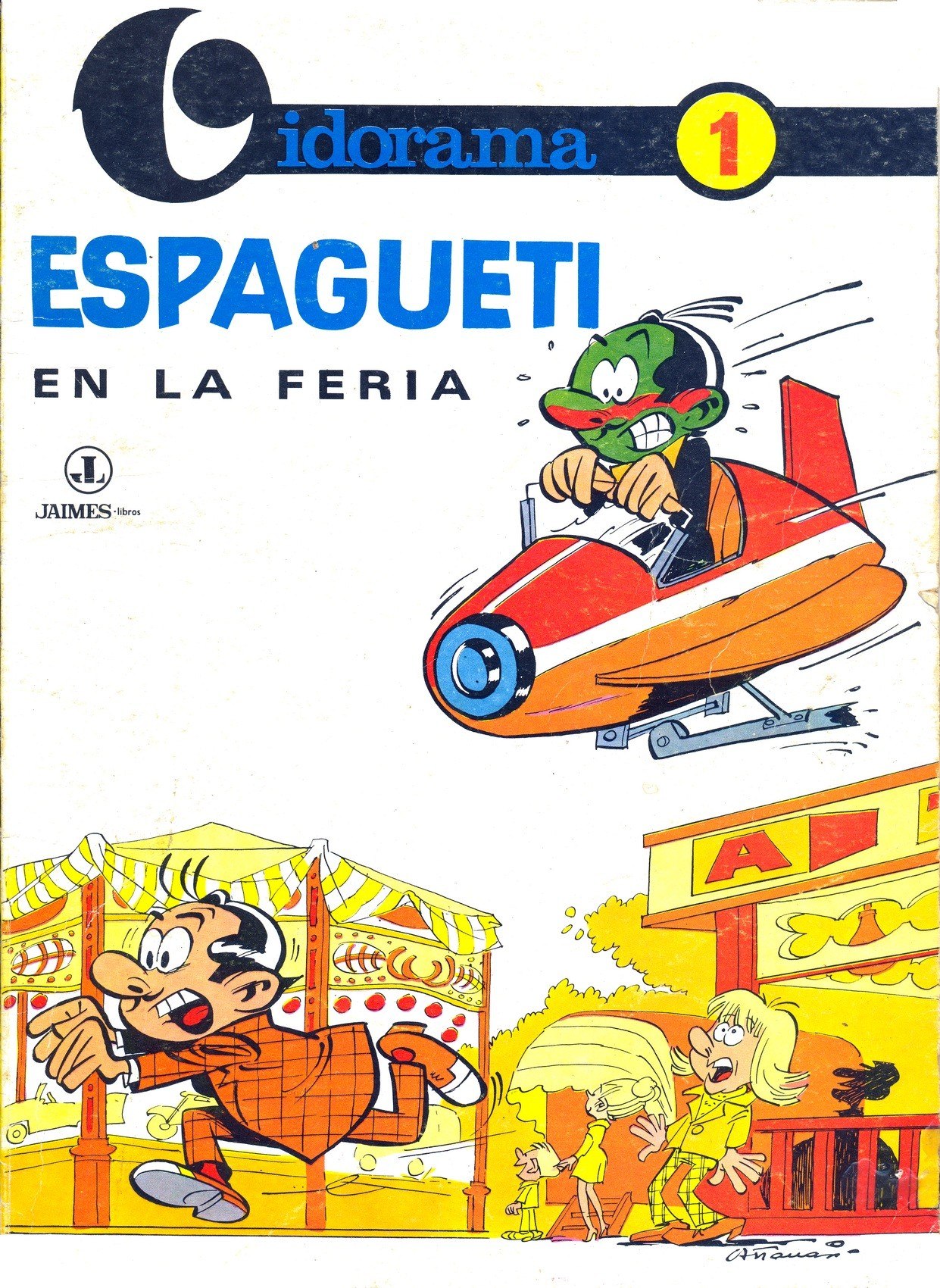 Portada ampliada de Vidorama (Ed.Jaimes Libros)(1968)