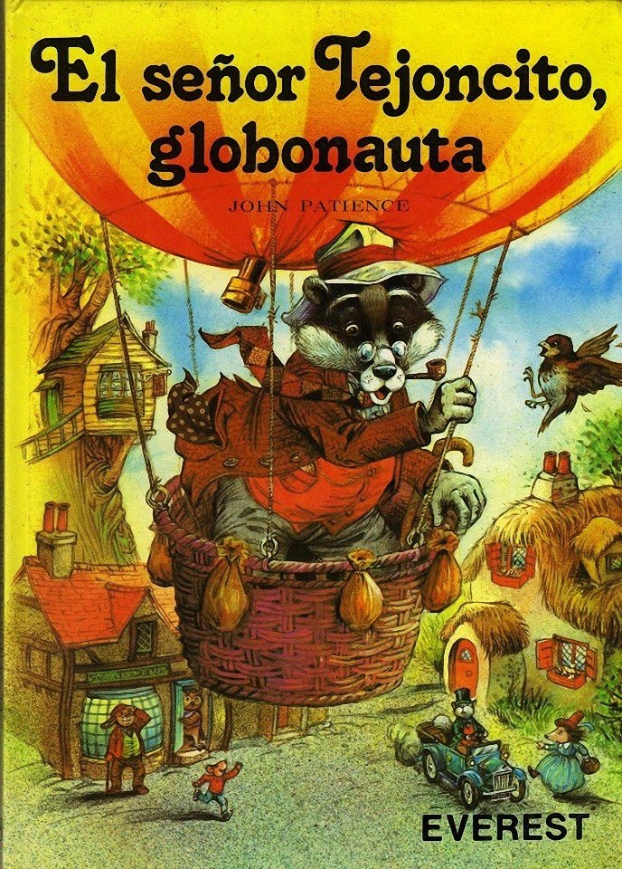 Portada ampliada de El señor Tejoncito, globonauta
