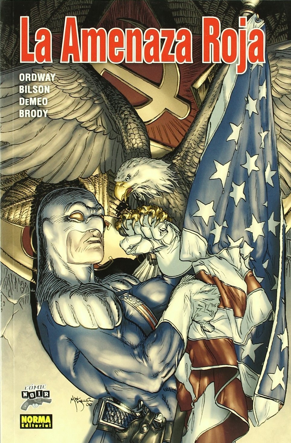Portada ampliada de La Amenaza Roja