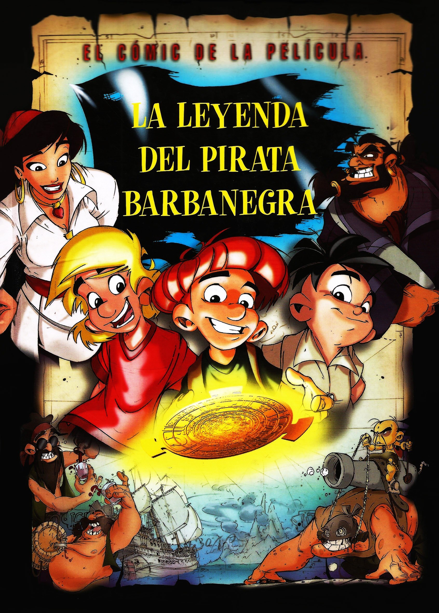 Portada ampliada de LA LEYENDA DEL PIRATA BARBANEGRA(Tinblack)