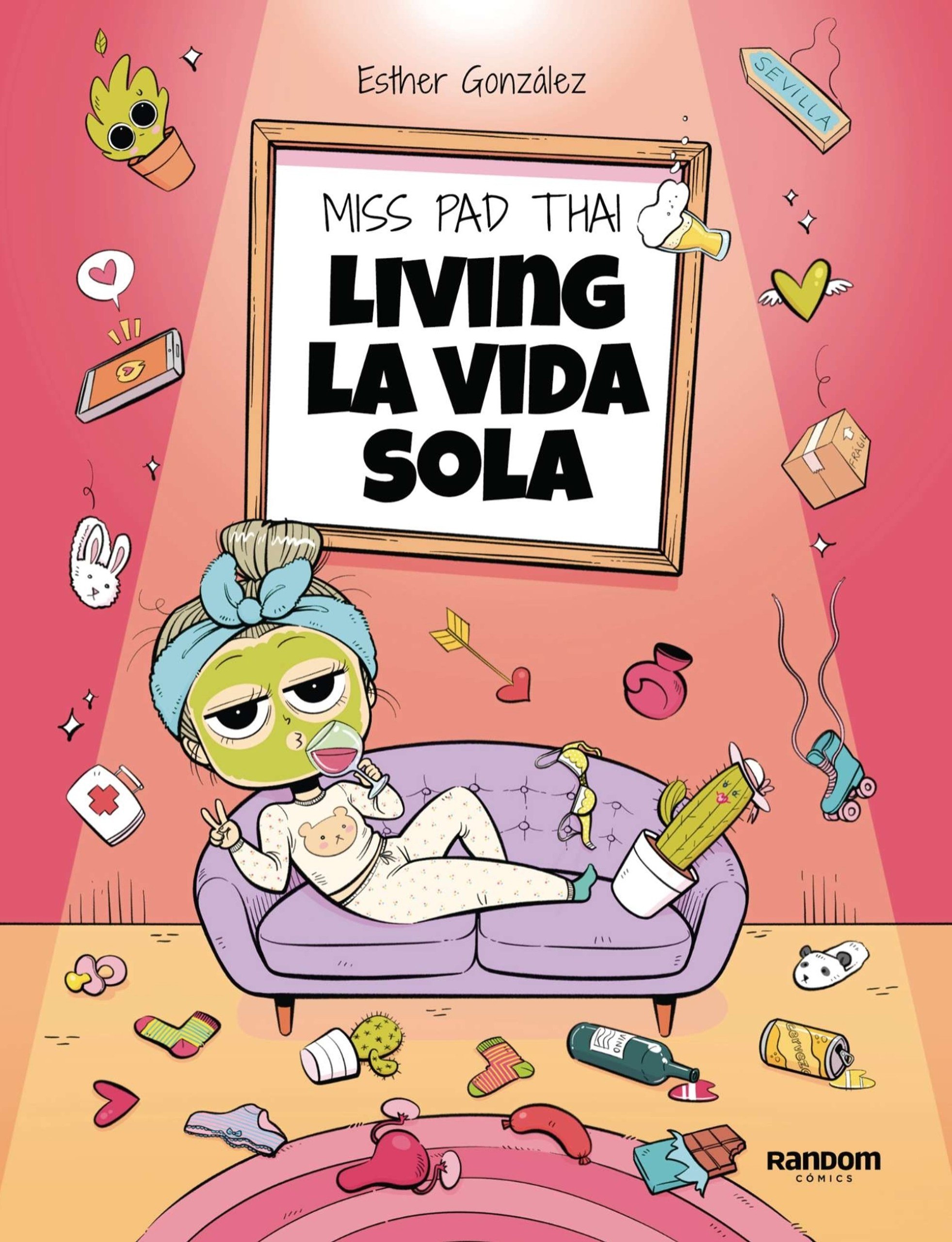 Portada ampliada de Living la vida sola (Miss Pad Thai)(Fakolas)(CRG)