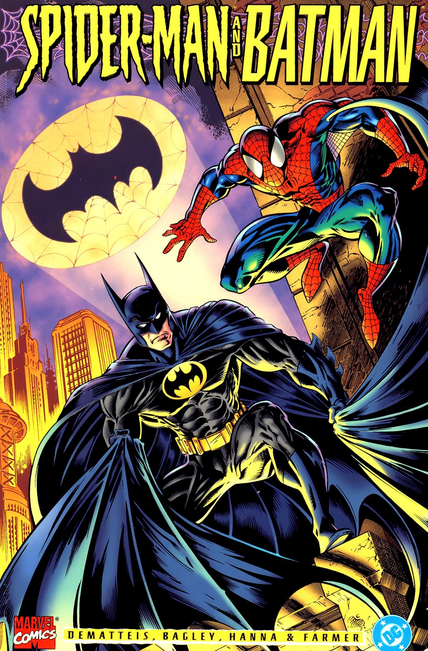 Portada ampliada de Spider-Man and Batman