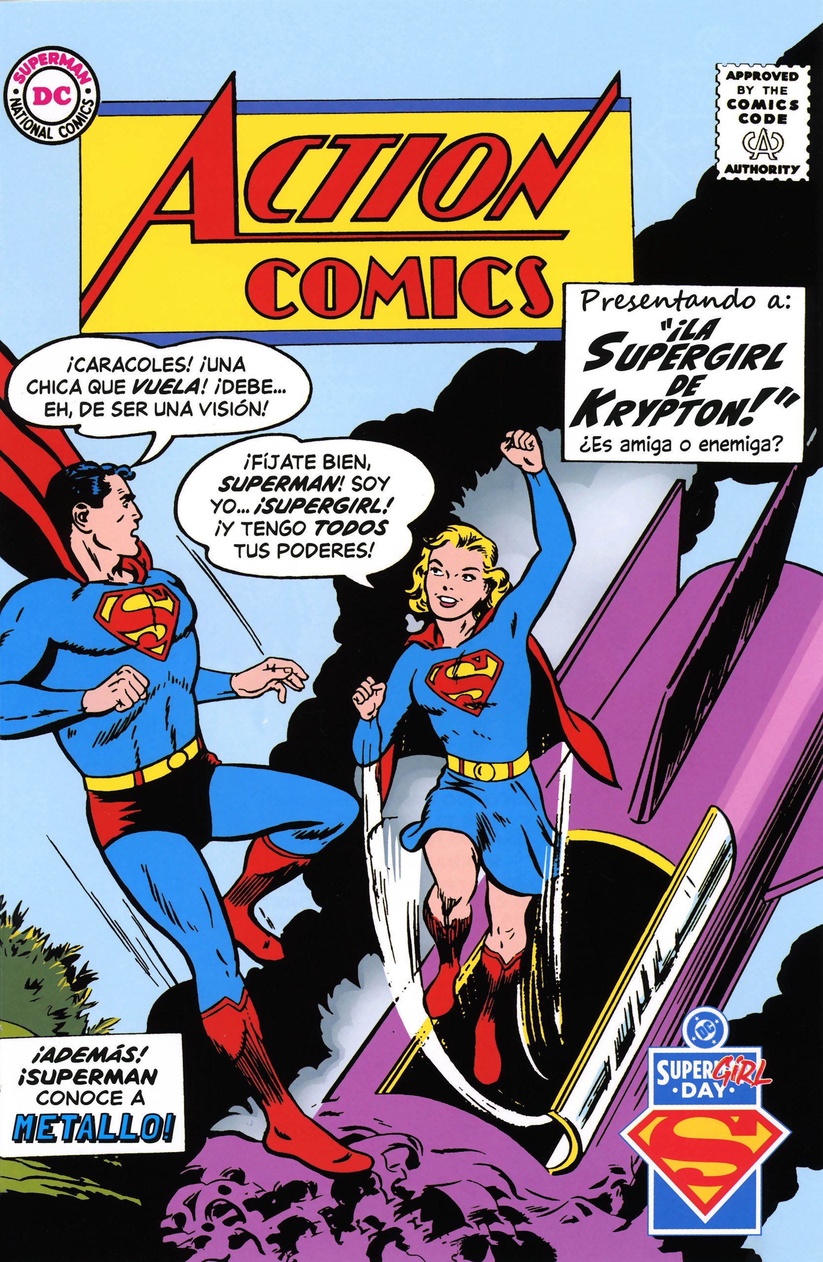 Portada ampliada de Action Comics