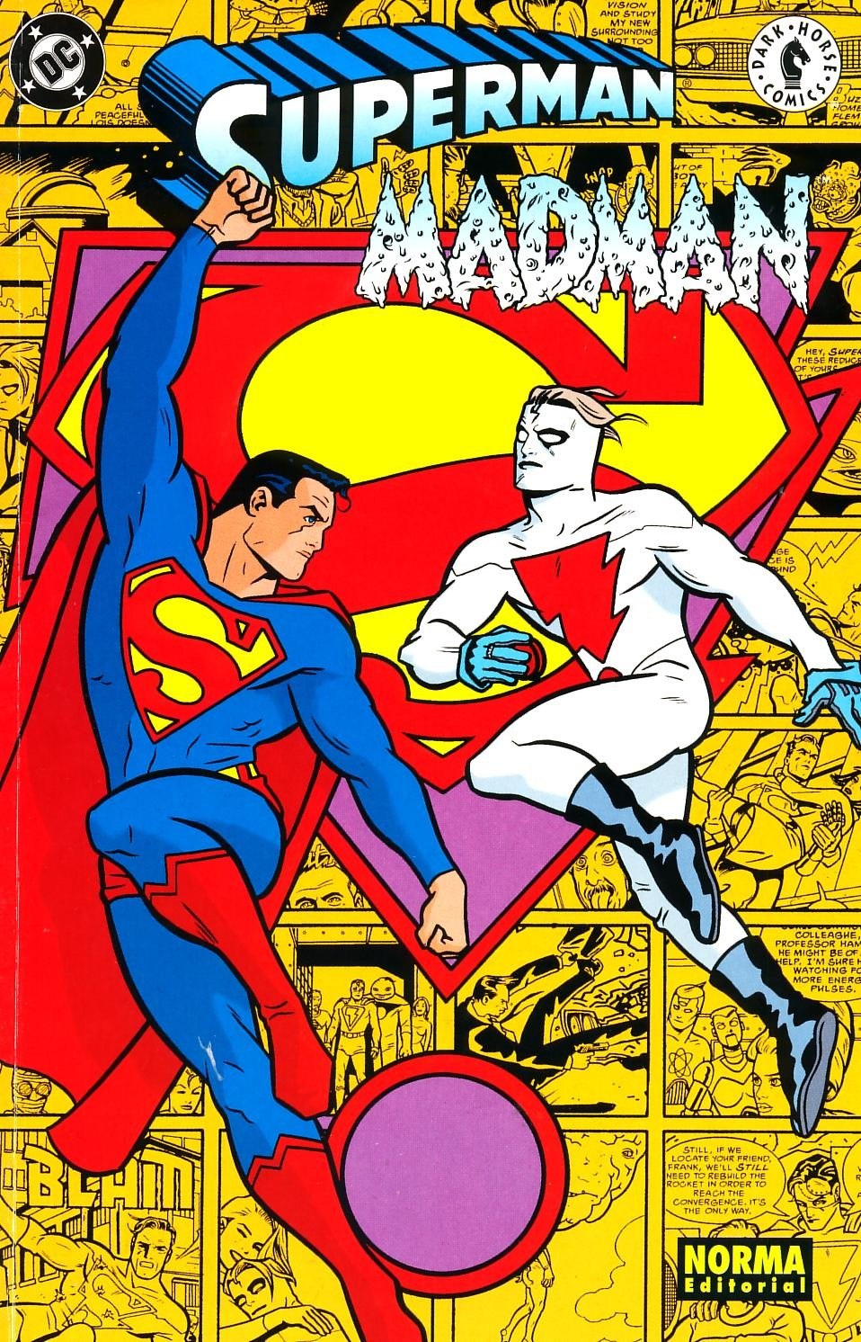 Portada ampliada de Superman Madman