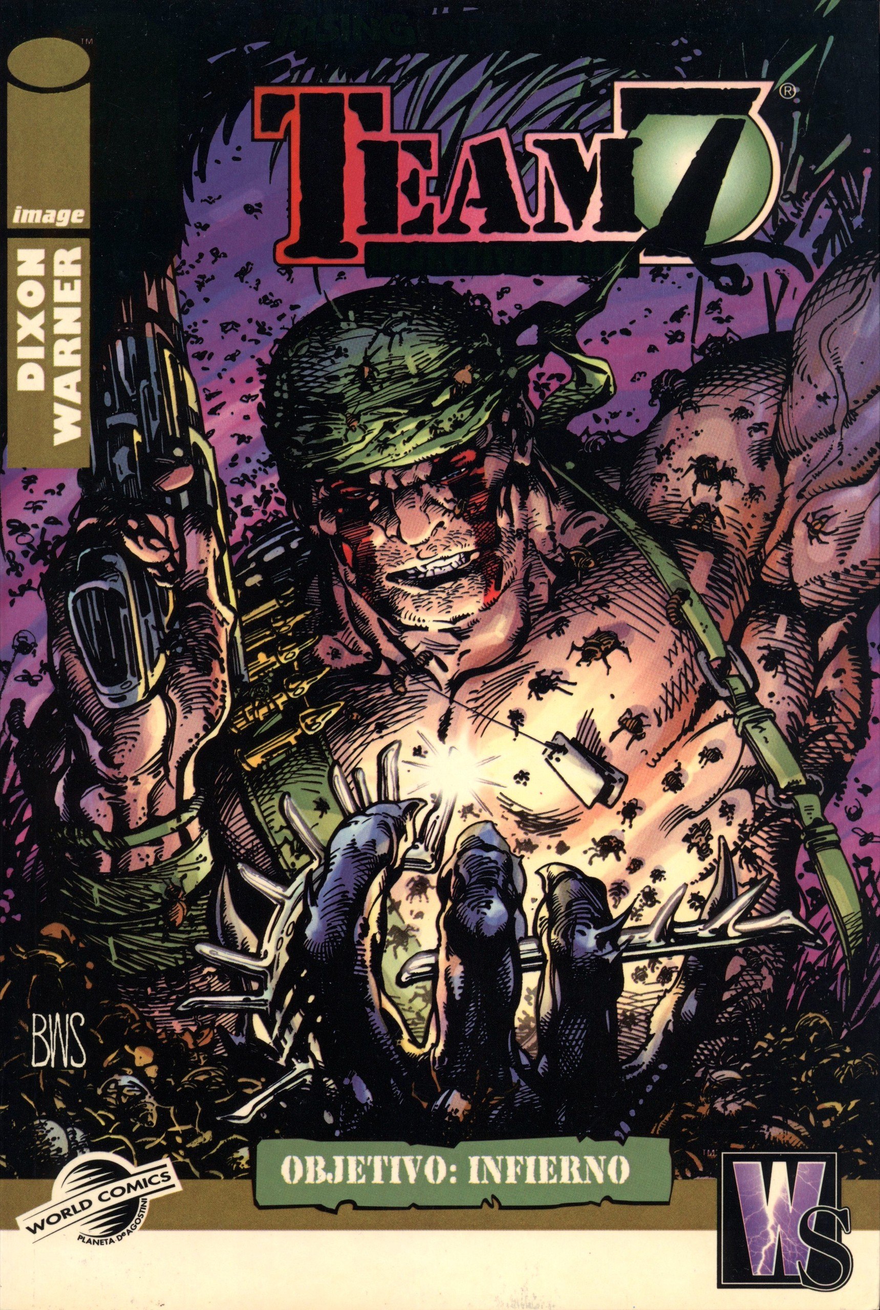 Portada ampliada de Team 7 Objetivo: Infierno