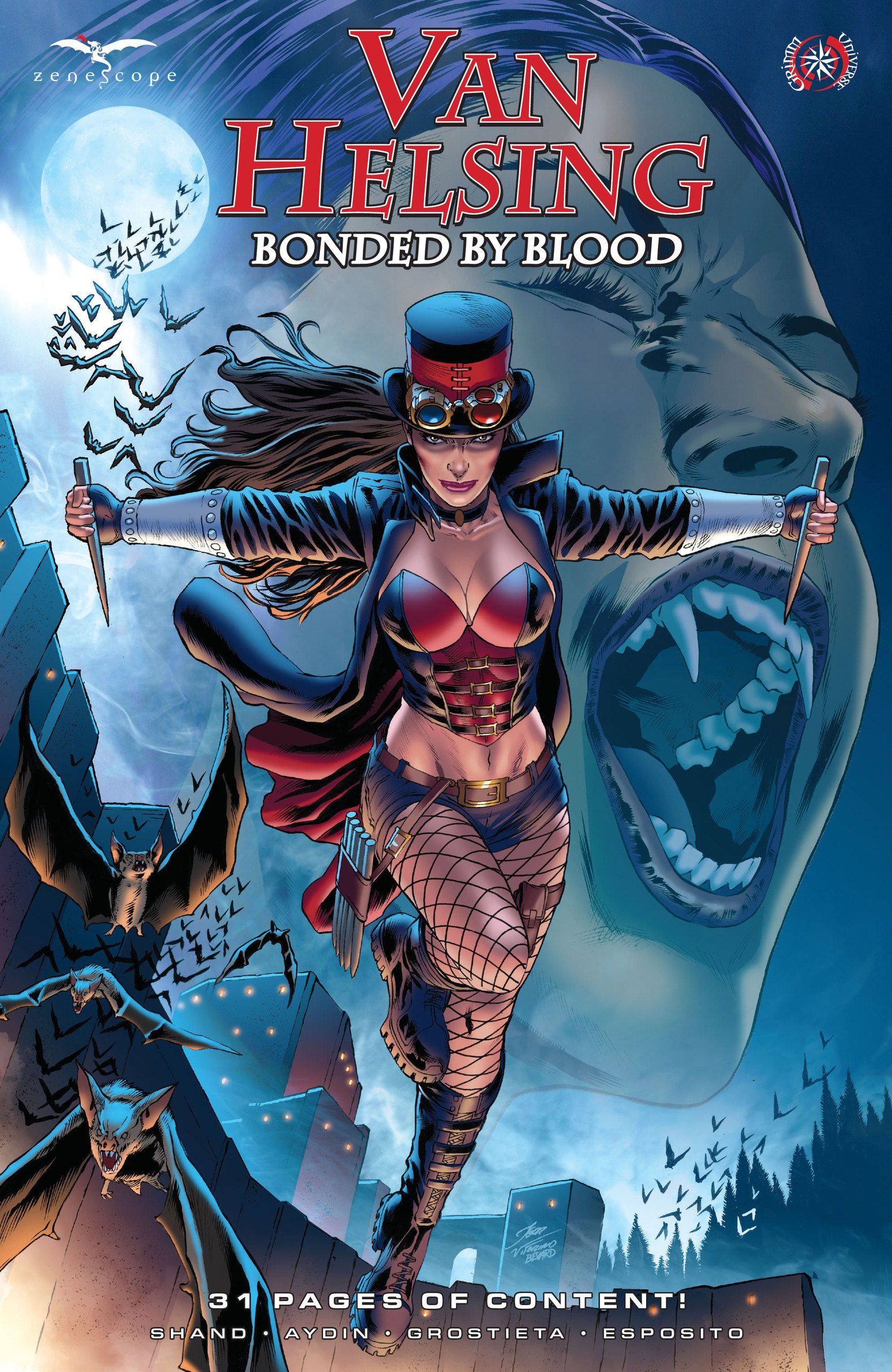 Portada ampliada de Van Helsing Bonded by Blood