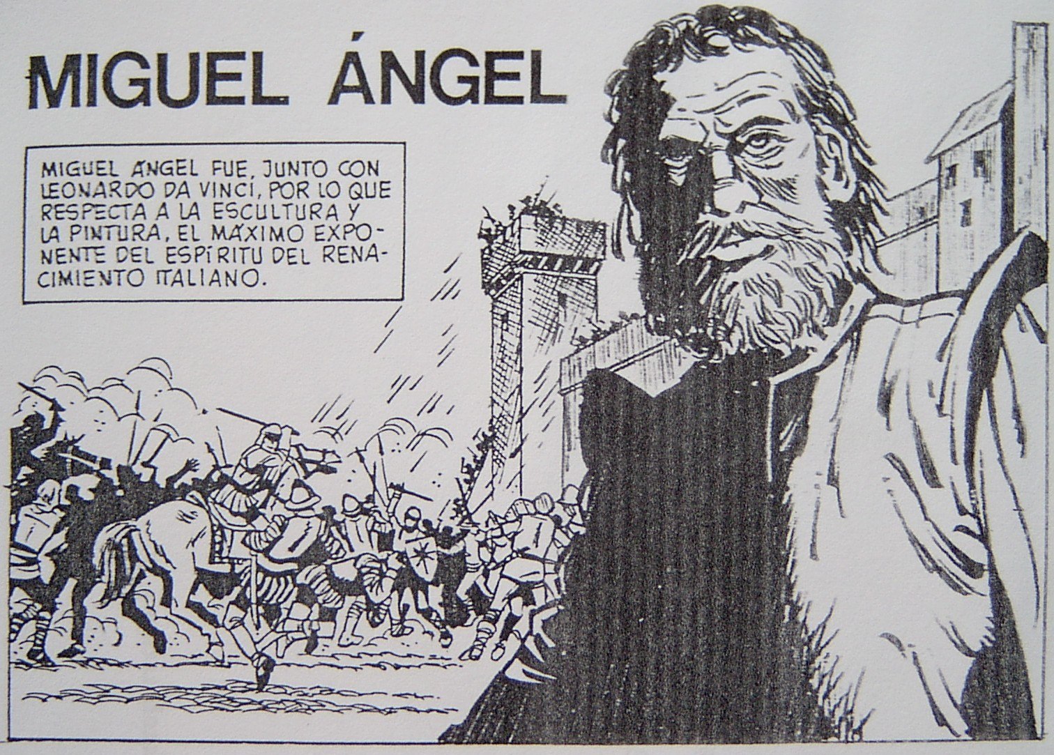 Portada ampliada de MIGUEL ÁNGEL