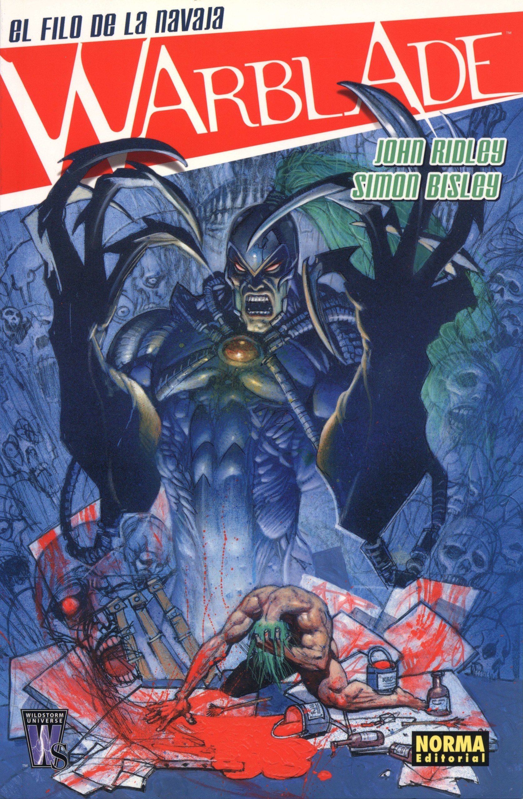 Portada ampliada de WARBLADE EL FILO DE LA NAVAJA
