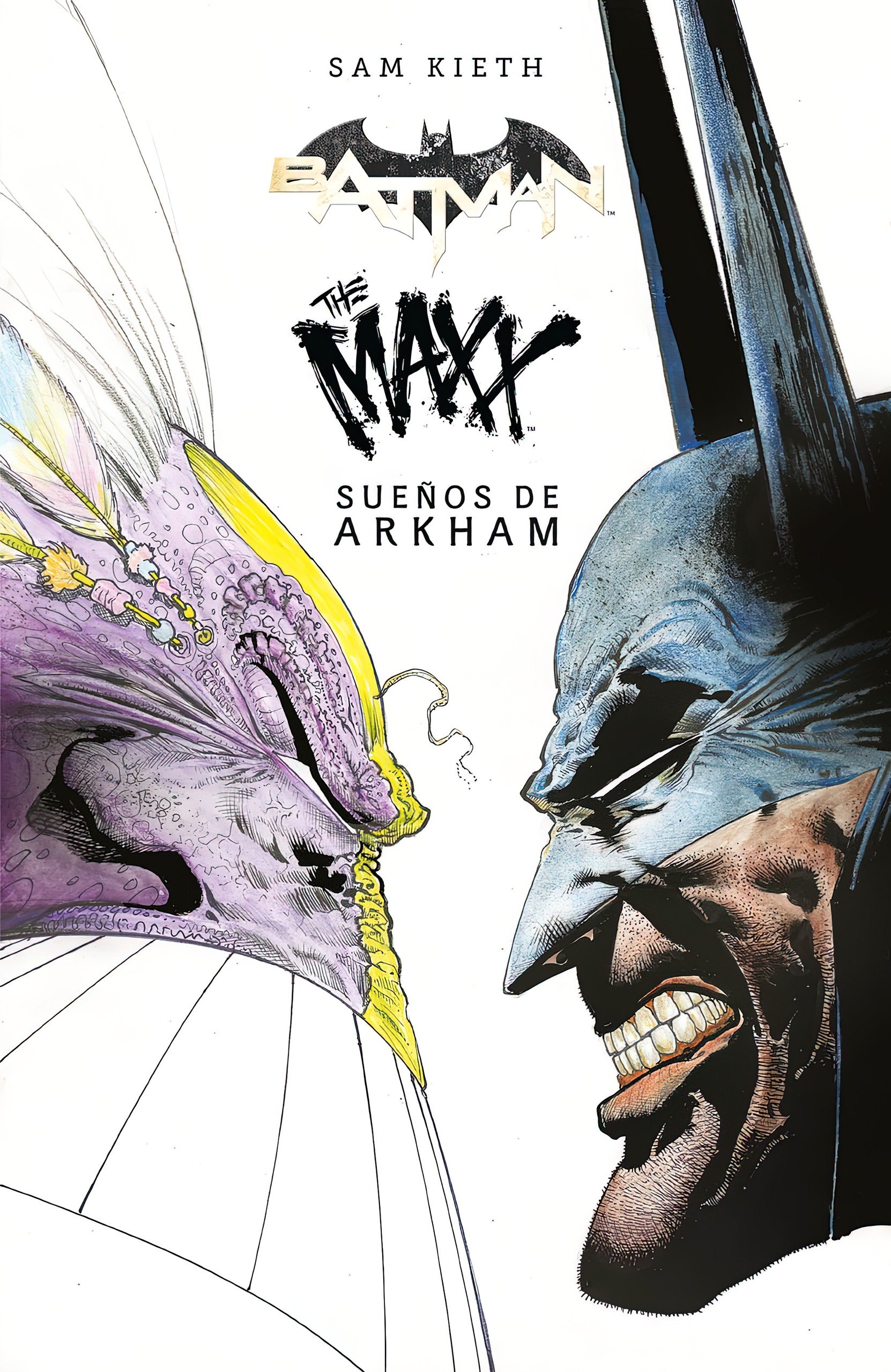 Portada ampliada de Batman The Maxx: Sueños de Arkham