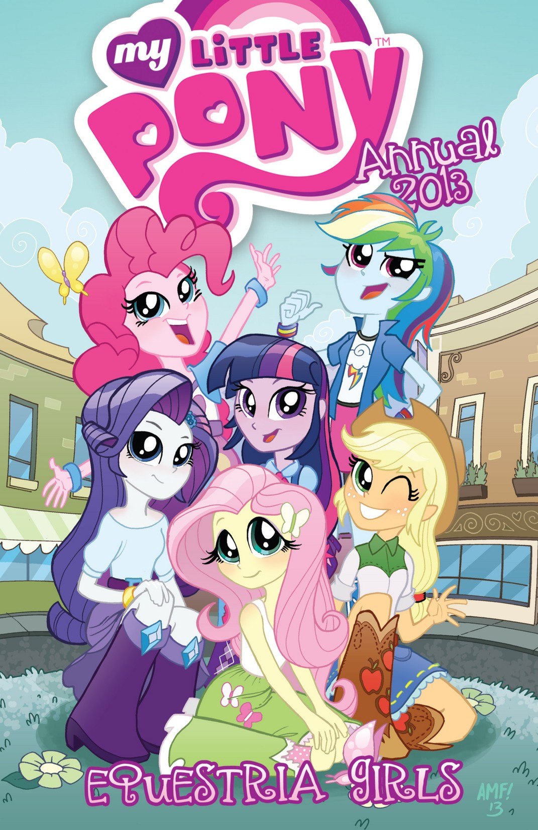 Portada ampliada de My Little Pony Annual 2013