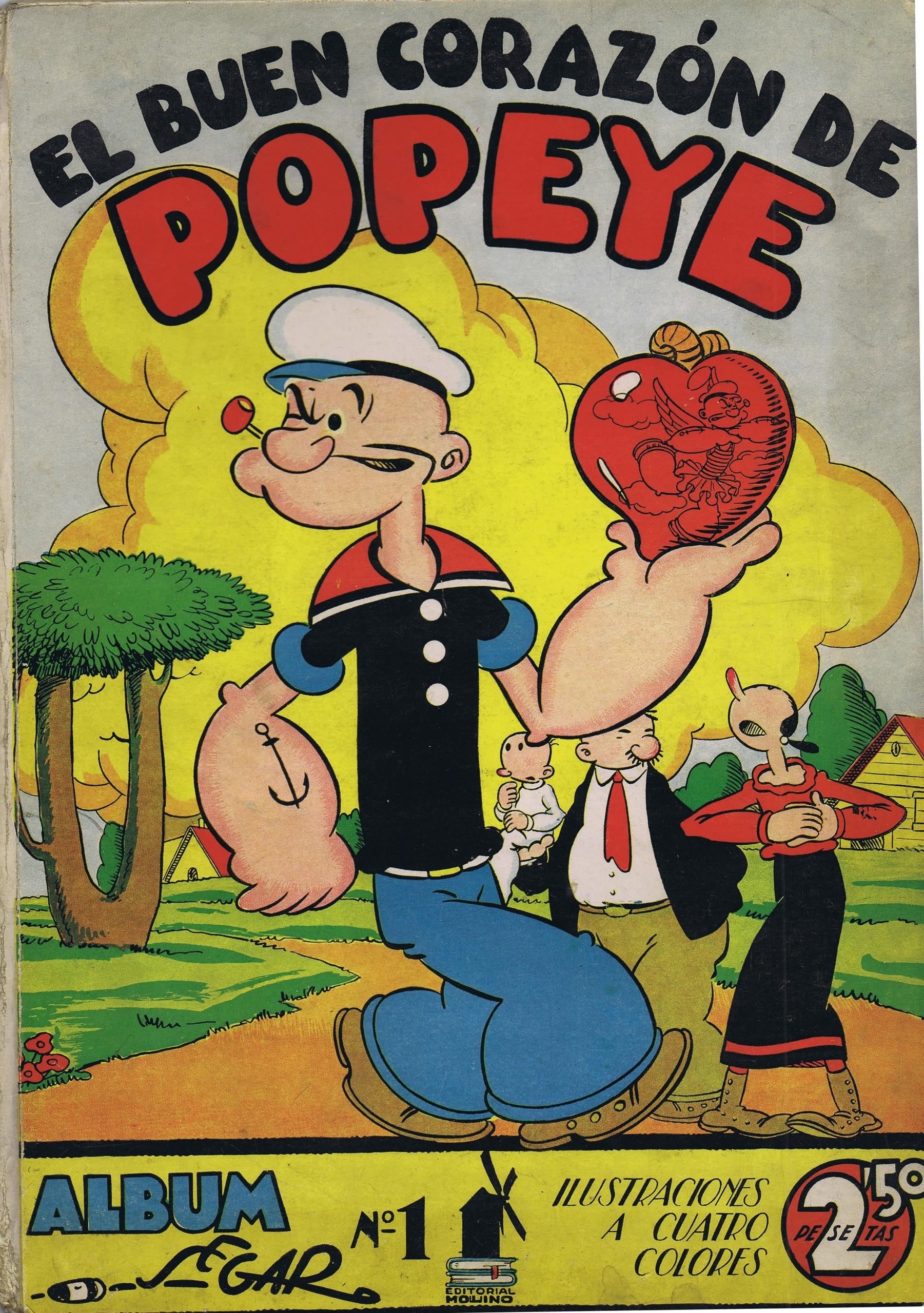 Portada ampliada de EL BUEN CORAZÓN DE POPEYE