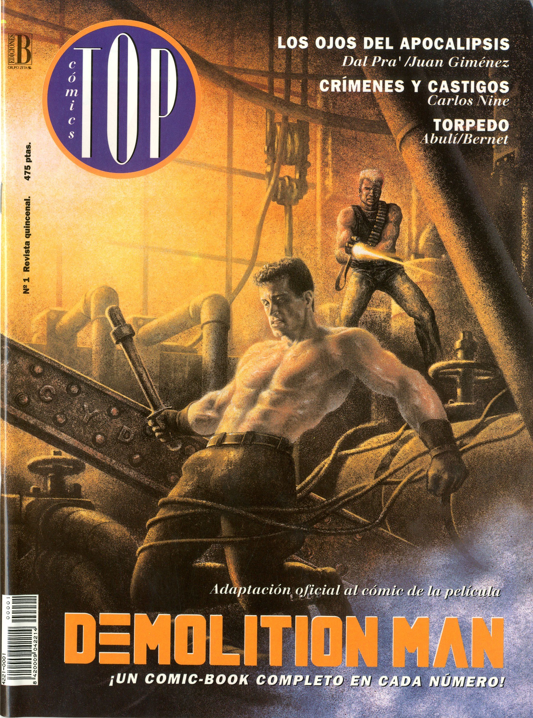 Portada ampliada de DEMOLITION MAN