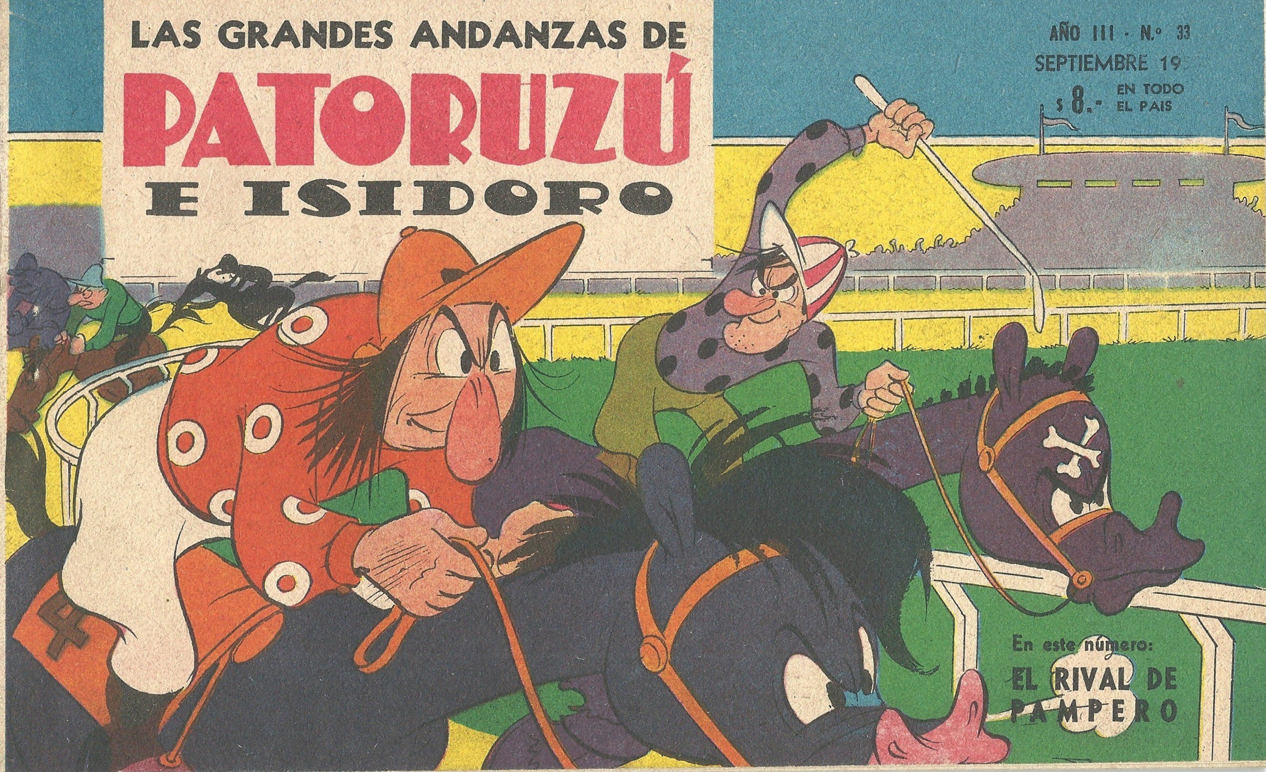 Portada ampliada de LAS GRANDES ANDANZAS DE PATORUZÚ E ISIDORO