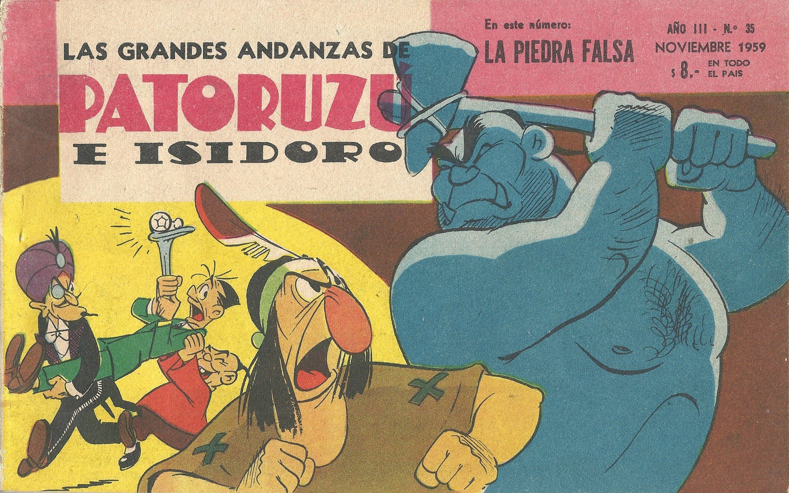 Portada ampliada de La piedra falsa