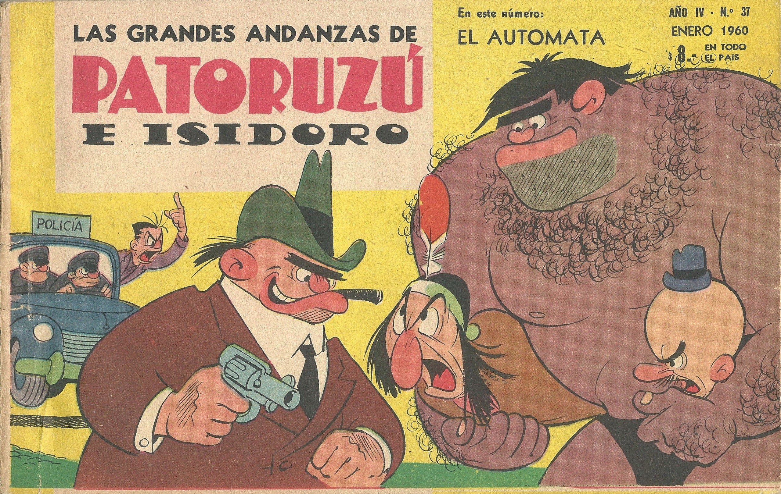 Portada ampliada de LAS GRANDES ANDANZAS DE PATORUZÚ E ISIDORO