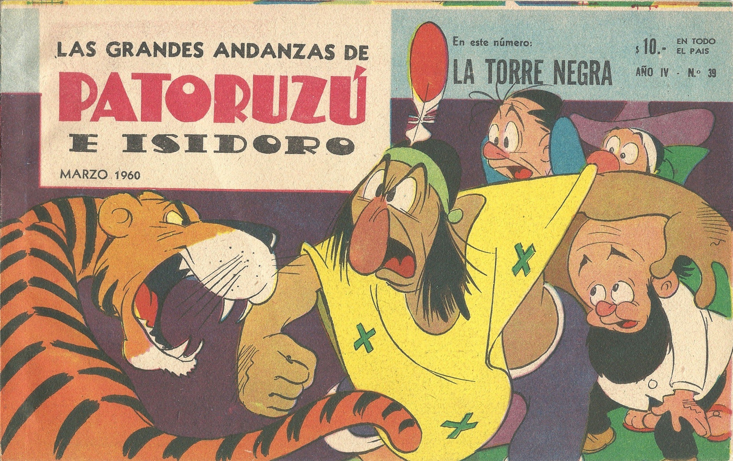 Portada ampliada de Las grandes andanzas de Patoruzú e Isidoro