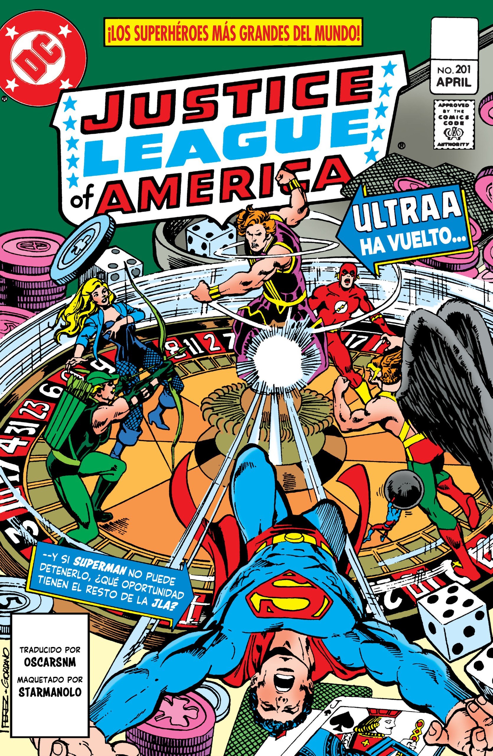 Portada ampliada de JUSTICE LEAGUE of AMERICA
