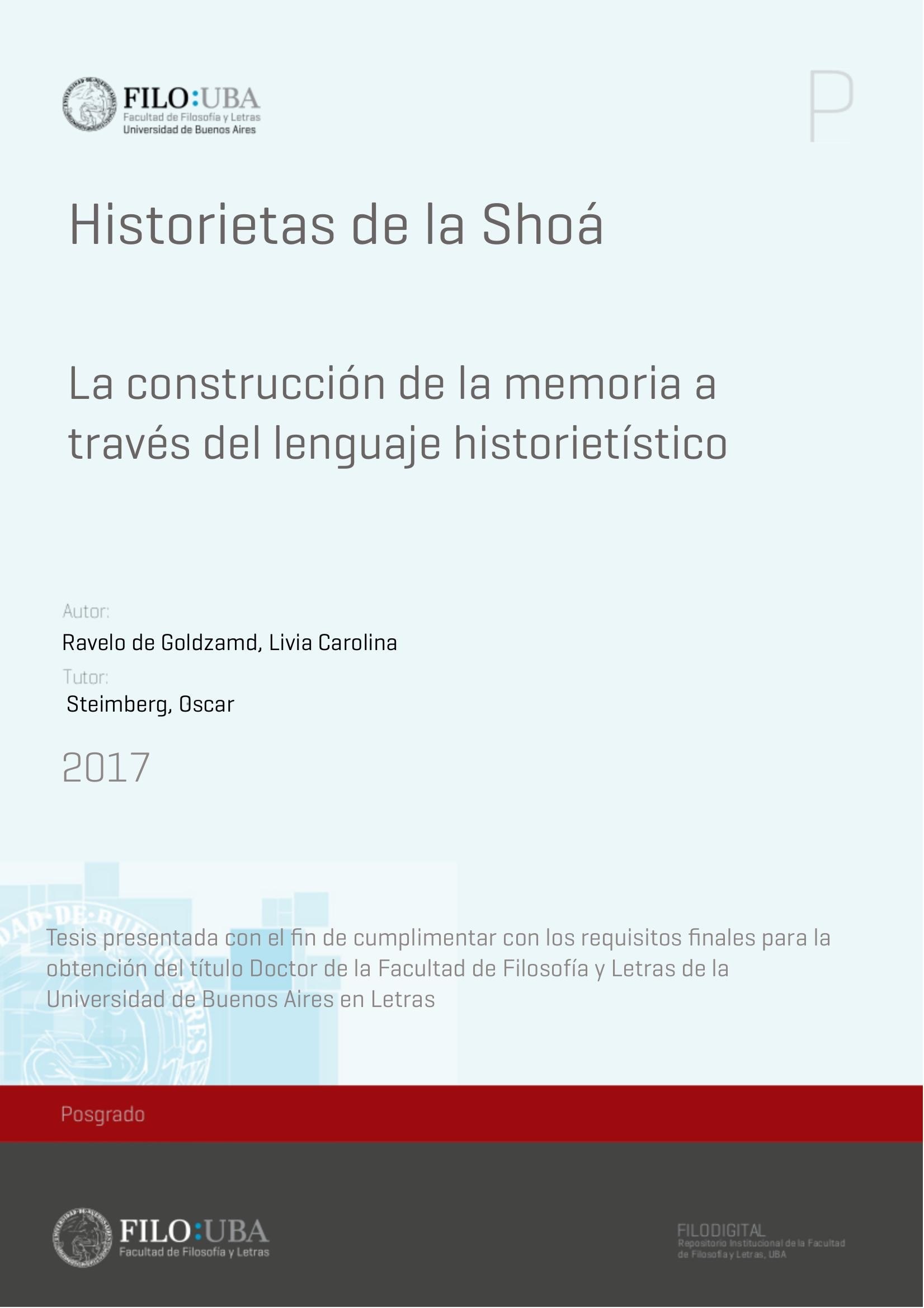 Portada ampliada de Historietas de la Shoá