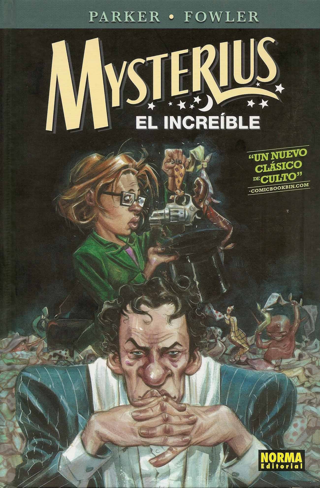 Portada ampliada de Mysterius el increíble