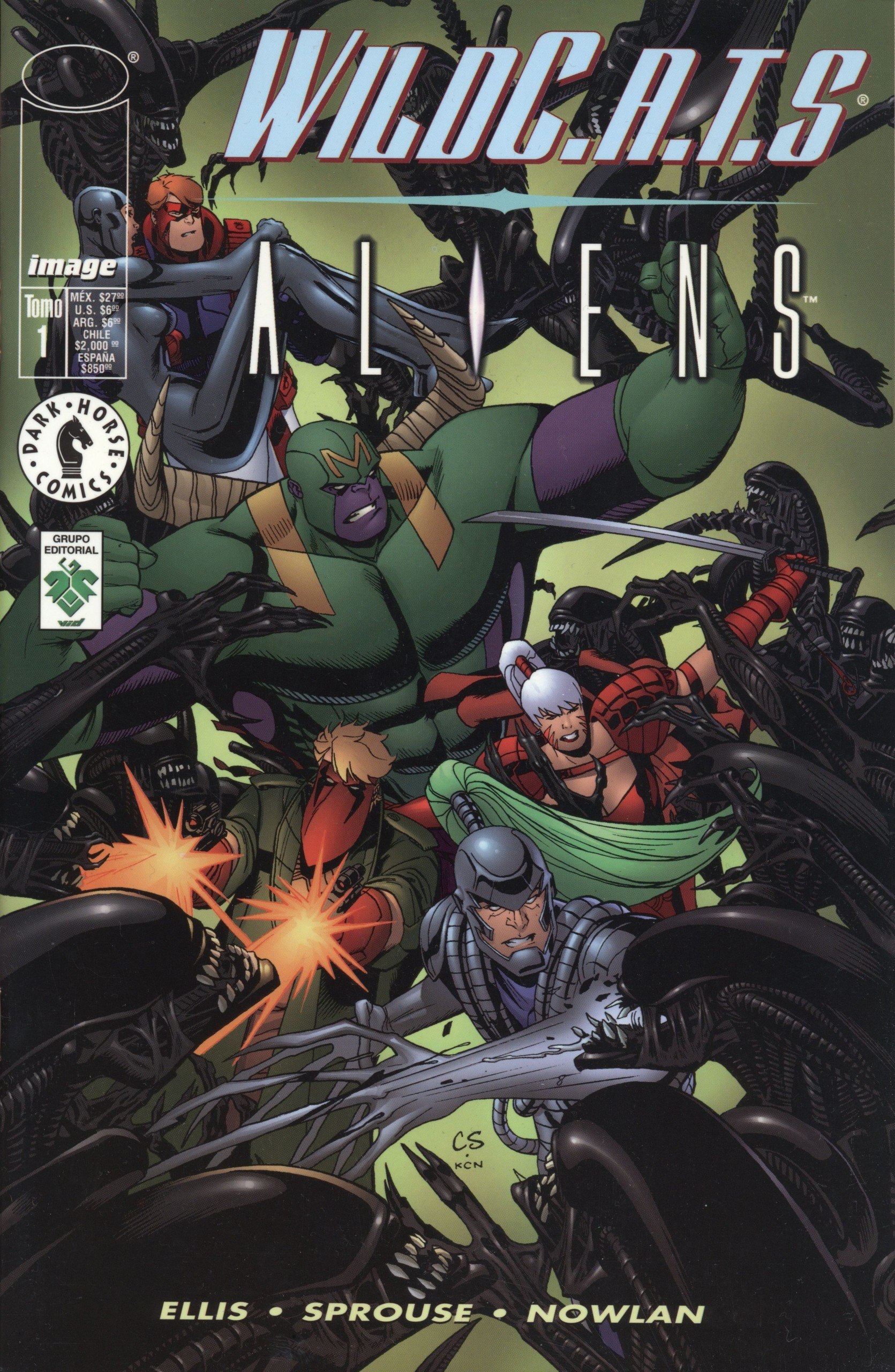Portada ampliada de WILDC.A.T.S. ALIENS