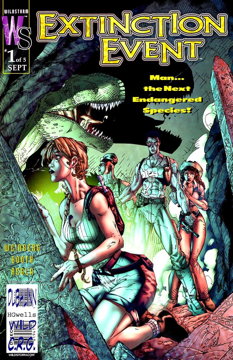 Portada ampliada de Extinction Event