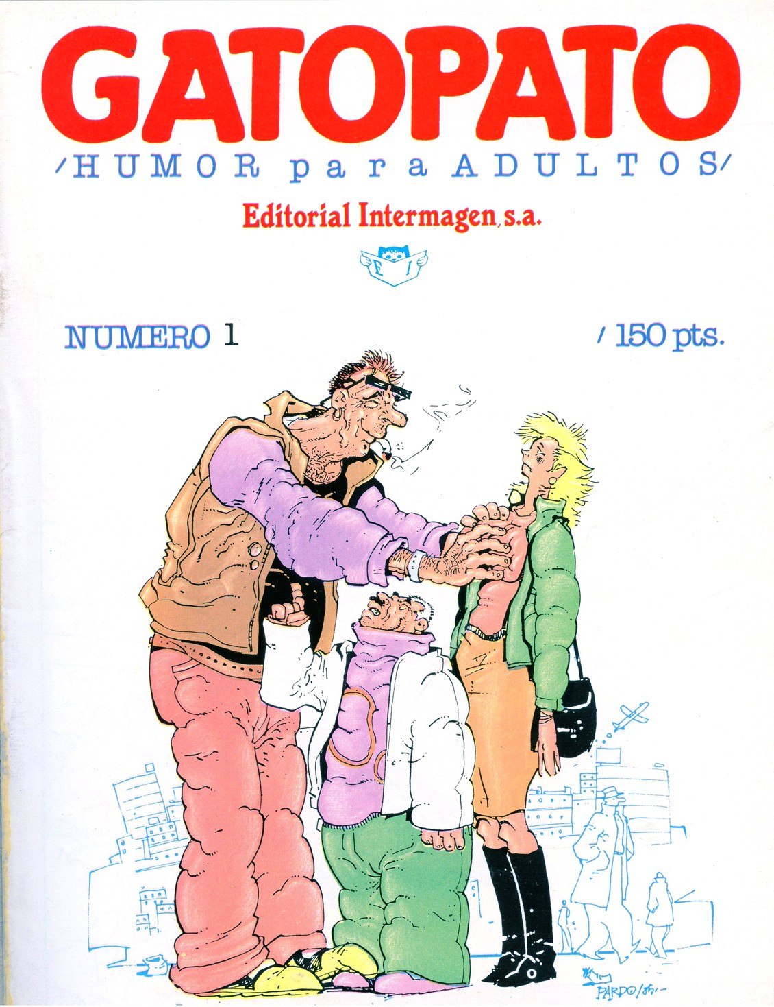 Portada ampliada de GATOPATO /HUMOR para ADULTOS/